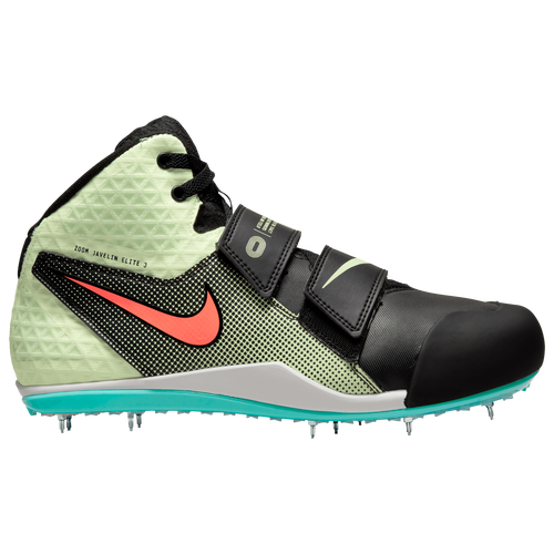 Nike Zoom Javelin Elite 3 - Men's Javelin Shoes - Barely Volt / Hyper Orange / Dynamic Turquoise - AJ8119-700