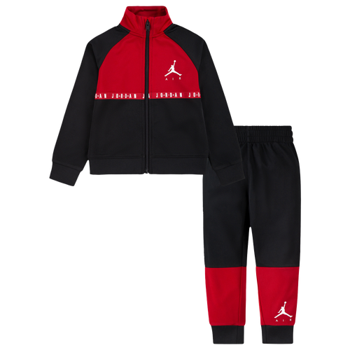 

Boys Jordan Jordan Jumpman Air Blocked Tricot Set - Boys' Toddler Black/White Size 2T