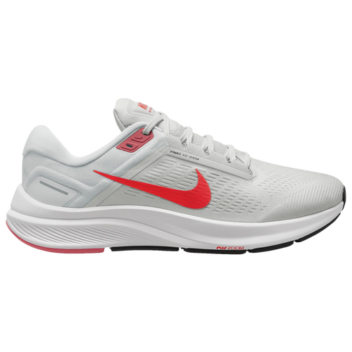 

Nike Mens Nike Structure 24 - Mens Running Shoes Grey/Red Size 11.0