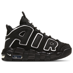 Boys' Preschool - Nike Air More Uptempo - Black/Black/White