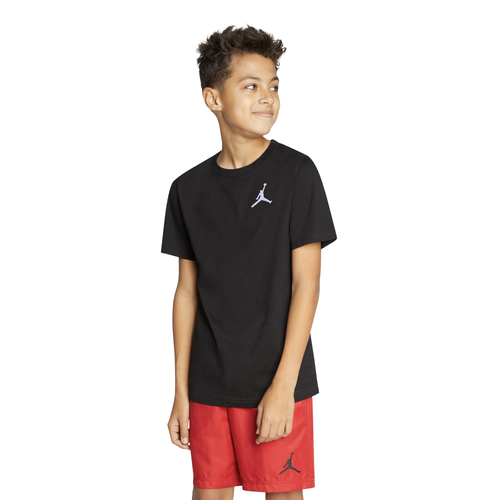 

Jordan Boys Jordan Jumpman Air EMB T-Shirt - Boys' Grade School Black/Black Size L