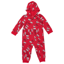 Girls' Infant - Jordan Air All Over Print Coverall - Very Berry/White