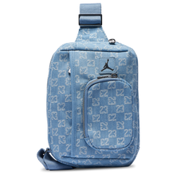 Adult - Jordan Monogram Sling Bag - Denim/White