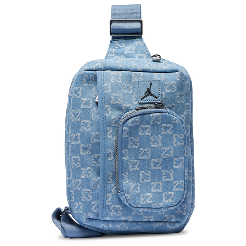 Jordan Monogram Sling Bag - Jordan Denim/White
