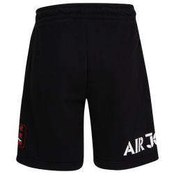 Girls' Grade School - Jordan AJ5 Stencil Shorts - Black/Black