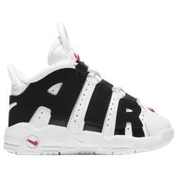 Boys' Toddler - Nike Air More Uptempo - White/Black/Red