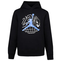 Boys' Grade School - Jordan AJ9 Worldwide Pullover Hoodie - Black/Blue