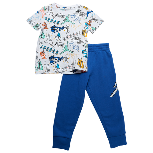 

Boys Jordan Jordan Playground Transitional Set - Boys' Toddler Blue/Blue Size 2T