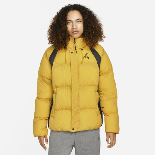 

Jordan Mens Jordan Essential Puffer Jacket - Mens Yellow/Black Size XL