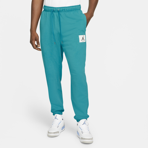 

Jordan Mens Jordan Statement Fleece Pants - Mens Teal/Teal Size S