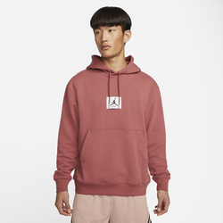 Men's - Jordan Statement Fleece Pullover Hoodie - Red/White