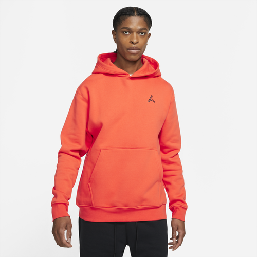 

Jordan Mens Jordan Statement Fleece Pullover Hoodie - Mens Orange Size S