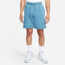 Jordan Essential Fleece Diamond Shorts - Men's Carolina/White