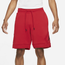Jordan Essential Fleece Diamond Shorts - Men's Red/Black