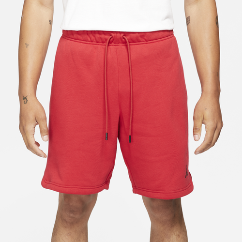 

Jordan Mens Jordan Essential Fleece Shorts - Mens Gym Red/Gym Red Size L