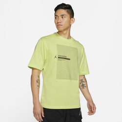 Men's - Jordan 23 Engineered Short Sleeve T-Shirt - Yellow/Olive
