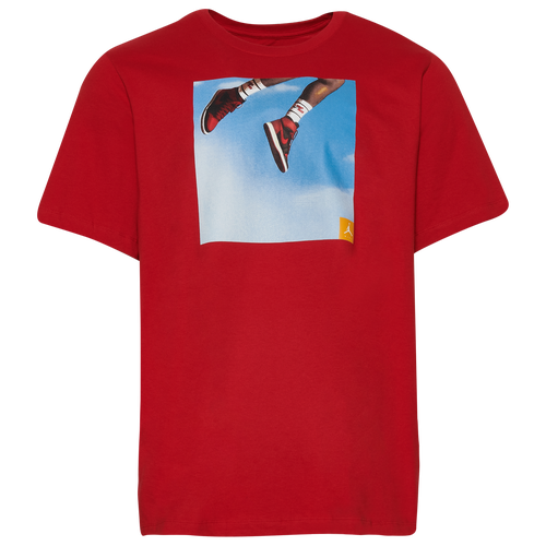 

Jordan Mens Jordan Jumpman Photo T-Shirt - Mens Red/White Size XL
