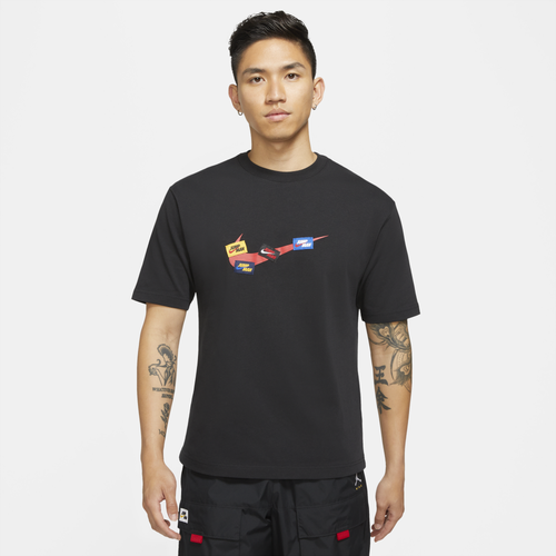 

Jordan Mens Jordan Jumpman 85 T-Shirt - Mens Black/Gym Red Size XL