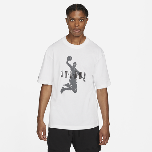 

Jordan Mens Jordan Sport DNA 85 Photo T-Shirt - Mens White Size XL