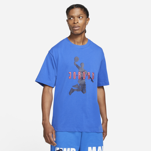 

Jordan Mens Jordan Sport DNA 85 Photo T-Shirt - Mens Blue/White Size S