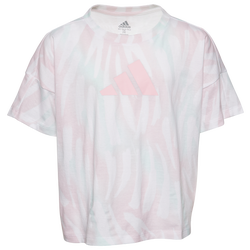 Girls' Grade School - adidas Brushed Tiger AOP T-Shirt - Multi/Multi
