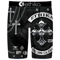 Boys' Grade School - Ethika Graphic Briefs - Black/White