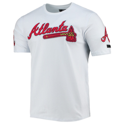 Men's - Pro Standard Braves Logo T-Shirt - White/White