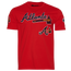 Pro Standard Braves Retro Logo T-Shirt - Men's Red/Red