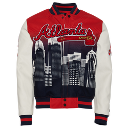 Men's - Pro Standard Braves Remix Varsity Jacket - Navy