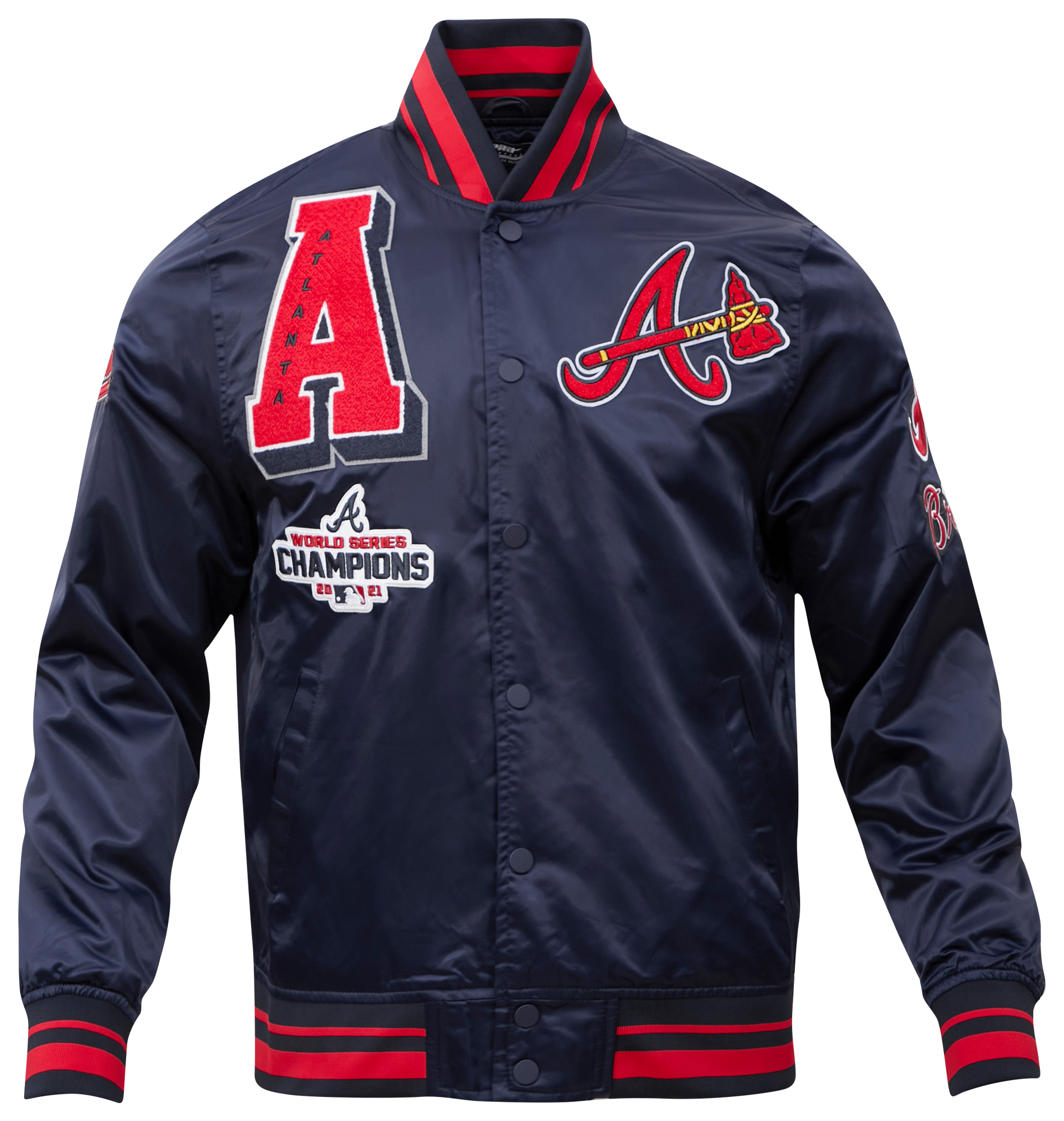 Atlanta Braves Blue Varsity Jacket