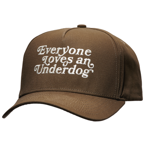 ADULT - Deuce Everyone Loves An Underdog Curved Snapback - White/Brown