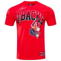 Men's - Pro Standard Diamondbacks Hometown T-Shirt - Red/Red