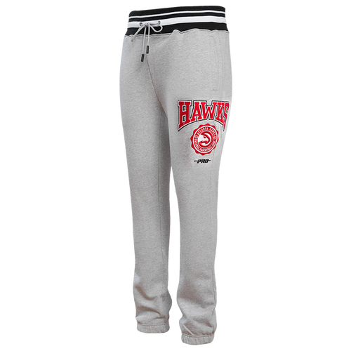Shop Pro Standard Mens  Hawks Crest Emblem Fleece Sweatpant In Gray