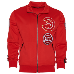 Men's - Pro Standard Hawks NBA Logo Track Jacket - Red/Red