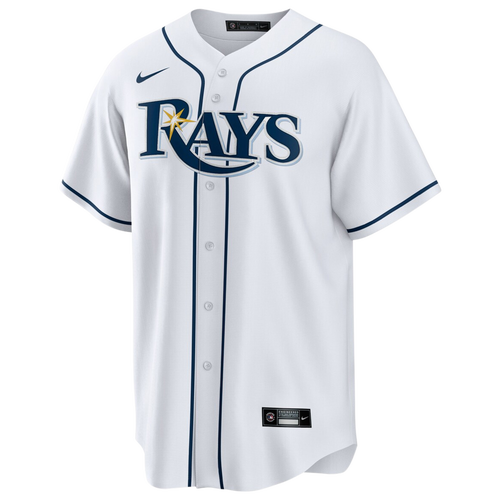 

Nike Mens Nike Rays Replica Team Jersey - Mens White/White Size S