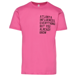 Men's - Atlanta Influences Everything Already Know T-Shirt - Pink/Black