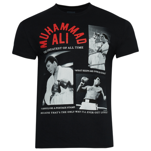 

American Classics Ali GOAT Quotes T-Shirt - Mens Black/Red Size S
