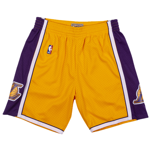 

Mitchell & Ness Mens Mitchell & Ness Lakers Swingman Shorts - Mens Yellow Size S