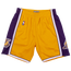 Mitchell & Ness Lakers Swingman Shorts - Men's Yellow
