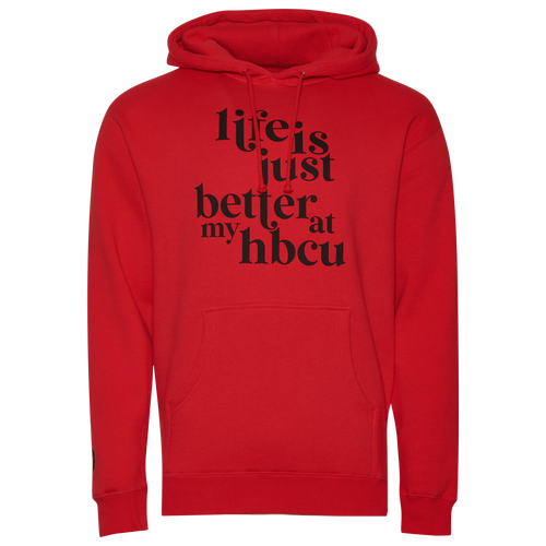 

Grady Baby Co Mens Grady Baby Co Life Is Just Better Hoodie - Mens Red/Black Size XL