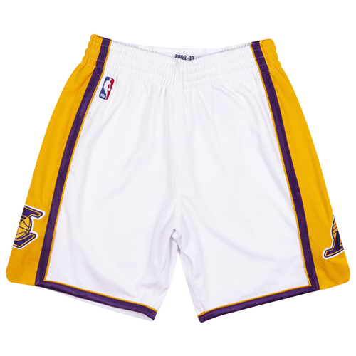

Mitchell & Ness Mens Los Angeles Lakers Mitchell & Ness Lakers Swingman Shorts - Mens White Size XXL