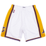 Mitchell & Ness Lakers Swingman Shorts - Men's White