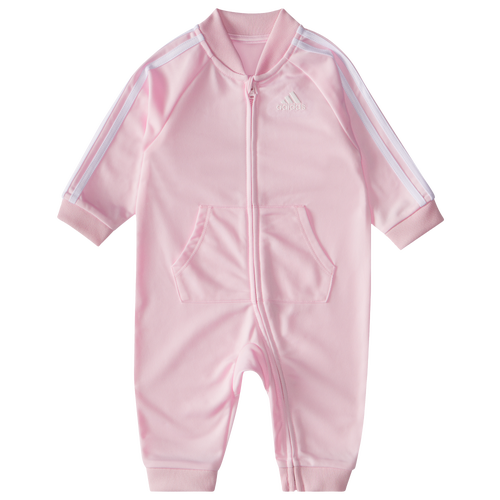

Girls Infant adidas adidas Track Coverall - Girls' Infant Pink/Pink Size 24MO