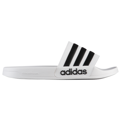 

adidas Mens adidas Adilette Shower Slides - Mens Shoes Black/White Size 13.0