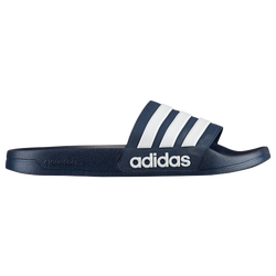 Men's - adidas Adilette Shower Slides - Collegiate Navy/White