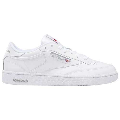 

Reebok Mens Reebok Club C 85 - Mens Tennis Shoes White/Grey Size 7.5