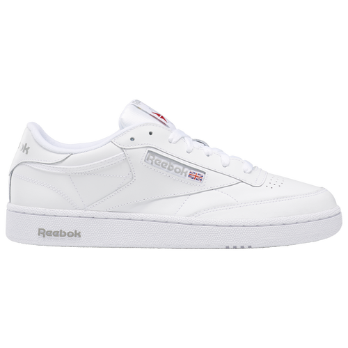 

Reebok Mens Reebok Club C 85 - Mens Tennis Shoes White/Grey Size 06.5