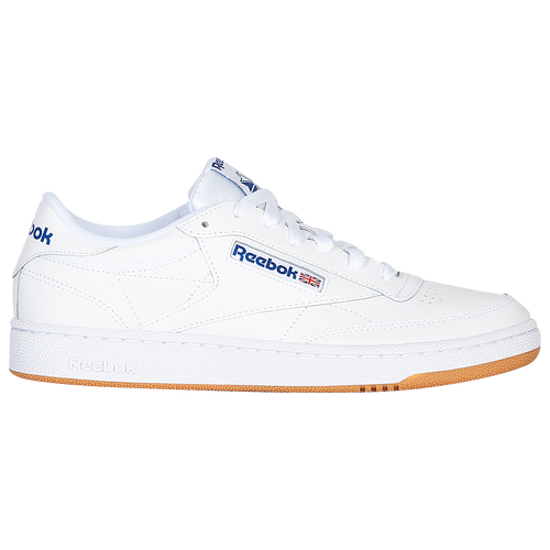 

Reebok Mens Reebok Club C 85 - Mens Tennis Shoes Gum/Royal/White Size 10.0