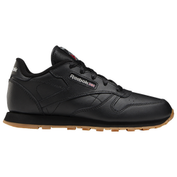 Boys' Preschool - Reebok Classic Leather - Black/Tan