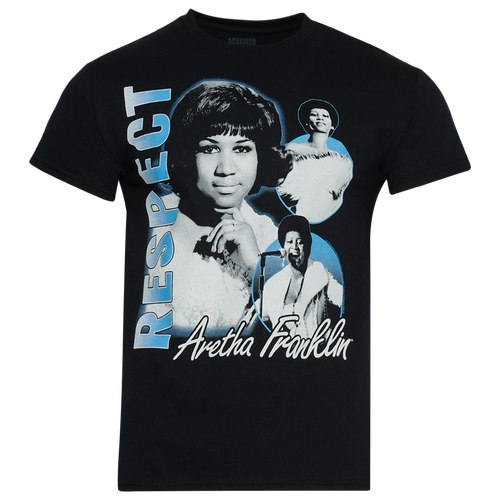 

American Classics Aretha Respct Collage T-Shirt - Mens Blue/Black Size S